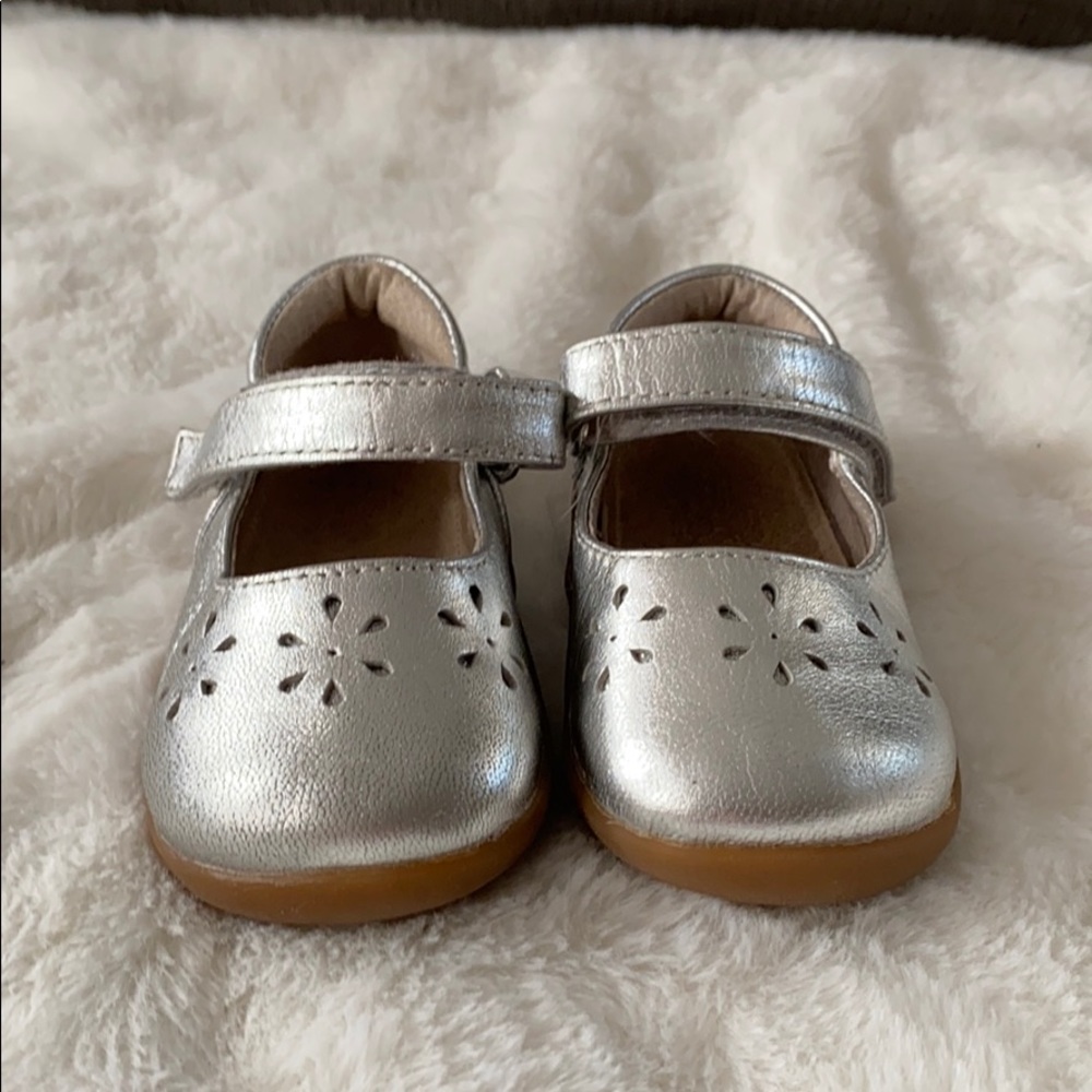 See Kai Run Silver Mary Jane toddler 5